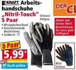 Norma Arbeits- handschuhe Nitril-Touch Angebot