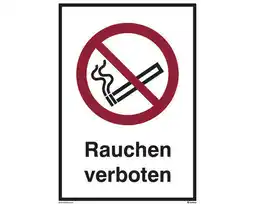 Hornbach Warnschild Rauchen verboten 210x148 mm, Kunststoff Angebot