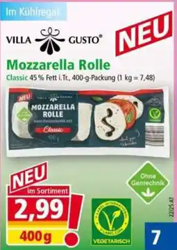 Norma Mozzarella Rolle Angebot