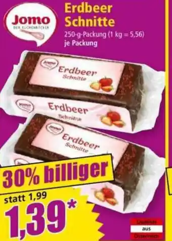 Norma Erdbeer Schnitte Angebot