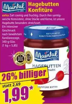 Norma Hagebutten Konfitüre Angebot