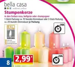 Norma Stumpenkerze Angebot