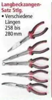 Norma Langbeckzangen- Satz Angebot