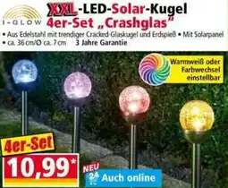 Norma LED-Solar-Kugel Crashglas Angebot