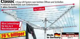 Norma Leifheit Wäscheschirm Linomatic 400 Classic Angebot