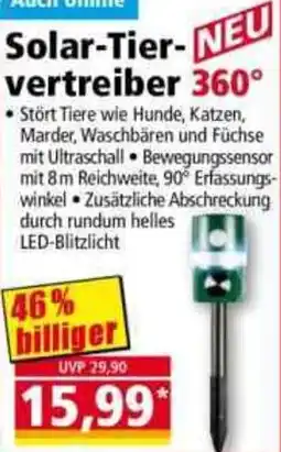 Norma Solar-Tier- vertreiber Angebot