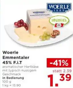 Unimarkt Emmentaler 45% F.i.T. Angebot