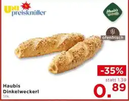 Unimarkt Haubis Dinkelweckerl Angebot