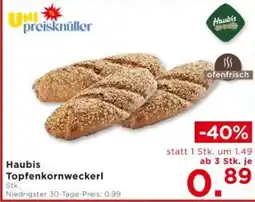 Unimarkt Haubis Topfenkornweckerl Angebot