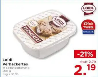 Unimarkt Loidl Verhackertes Angebot