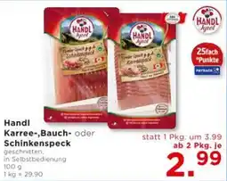 Unimarkt Handl Karree-,Bauch- oder Schinkenspeck Angebot
