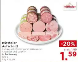 Unimarkt Hütthaler Aufschnitt Angebot