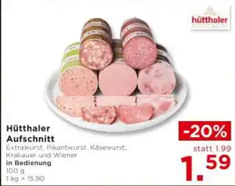 Unimarkt Hütthaler Aufschnitt Angebot
