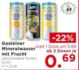Unimarkt Gasteiner Mineralwasser mit Frucht Angebot