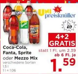 Unimarkt Coca-Cola, Fanta, Sprite Angebot