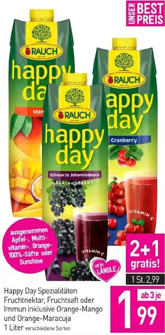 Sutterlüty Happy Day Spezialitäten Fruchtnektar, Fruchtsaft oder Angebot