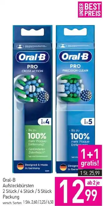 Sutterlüty Oral-B Aufsteckbürsten Angebot
