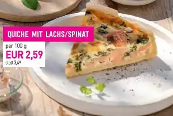 Sutterlüty Quiche mit lachs/spinat Angebot