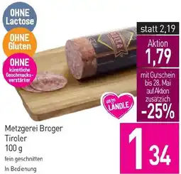 Sutterlüty Metzgerei Broger Angebot