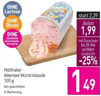 Sutterlüty Hütthaler Attersee Wurst klassik Angebot