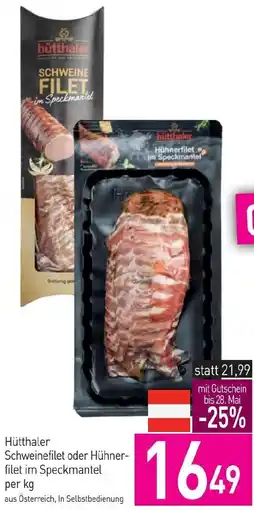 Sutterlüty Hühnerfilet Speckmantel Angebot