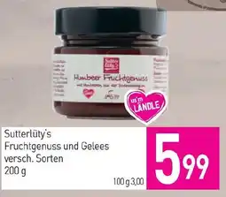 Sutterlüty Sutterlüty's Fruchtgenuss und Gelees Angebot