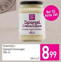 Sutterlüty Sutterlüty's Spargelcremesuppe Angebot