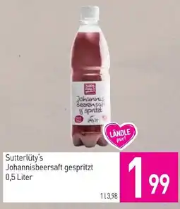 Sutterlüty Sutterlüty's Johannisbeersaft gespritzt Angebot