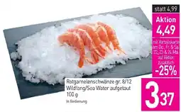 Sutterlüty Rotgarnelenschwänze gr. 8/12 Water aufgetaut Angebot
