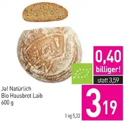 Sutterlüty Ja! Natürlich Bio Hausbrot Laib Angebot