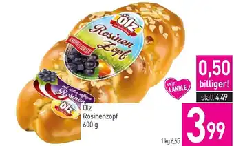 Sutterlüty Ölz Rosinenzopf Angebot