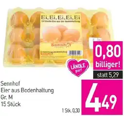 Sutterlüty Sennhor Eier aus Bodenhaltung Angebot