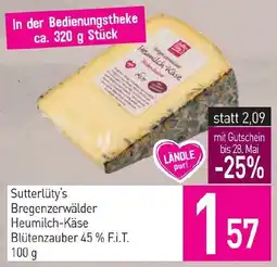 Sutterlüty Sutterlüty's Bregenzerwälder Heumilch-Käse Blütenzauber Angebot