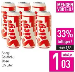 Sutterlüty Stiegl Goldbräu Dose Angebot
