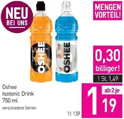 Sutterlüty Oshee isotonic drink Angebot