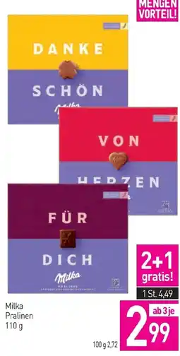 Sutterlüty Milka Pralinen Angebot