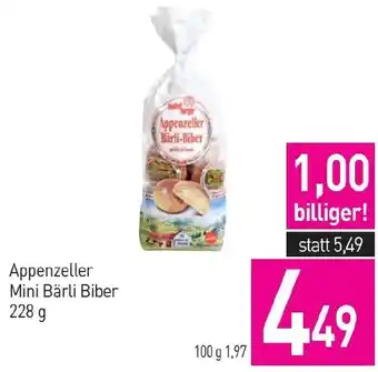 Sutterlüty Appenzeller Mini Bärli Biber Angebot