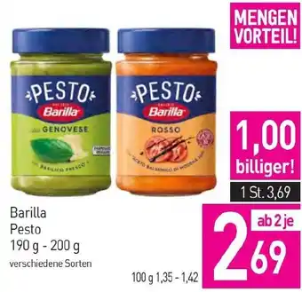 Sutterlüty Barilla pesto Angebot