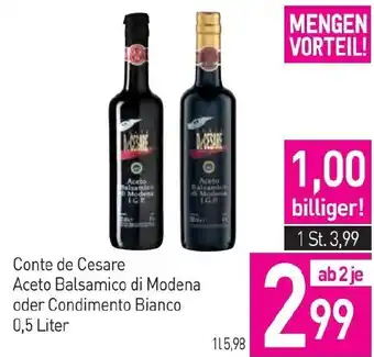 Sutterlüty Conte de Cesare Aceto Balsamico Modena Angebot