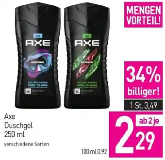 Sutterlüty Axe Duschgel Angebot