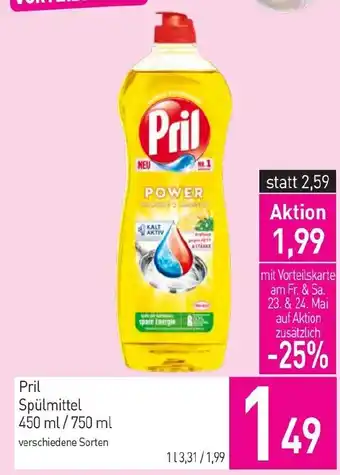 Sutterlüty Pril Spülmittel Angebot