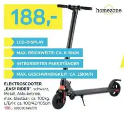 Möbelix Elektroscooter ,,easy rider Angebot