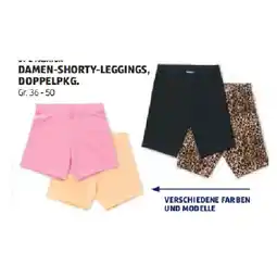 Hofer Damen-Shorty-Leggings, Doppelpkg. versch. Farben und Modelle HOFER Angebot