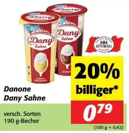 Nah&Frisch Danone Dany Sahne Angebot