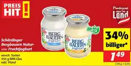 Nah&Frisch Schärdinger Bergbauern Natur- oder Fruchtjoghurt Angebot