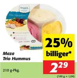 Nah&Frisch Maza Trio Hummus Angebot