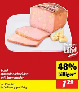 Nah&Frisch Loidl Backofenleberkäse mit Emmentaler Angebot