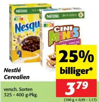 Nah&Frisch Nestlé Cerealien Angebot