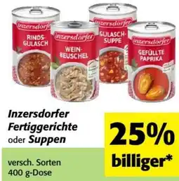 Nah&Frisch Inzersdorfer Fertiggerichte oder Suppen Angebot