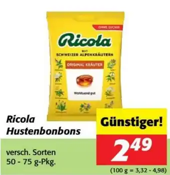 Nah&Frisch Ricola Hustenbonbons Angebot
